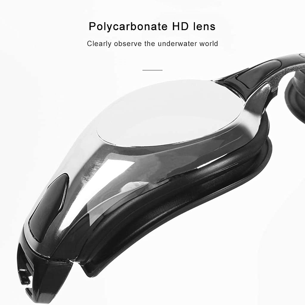 Occhialini da Nuoto con Tecnologia Anti Fog Swim - Ponte nasale per Una vestibilità Perfetta e Perfetta per Uomini, Donne e Bambini(3-Pack)