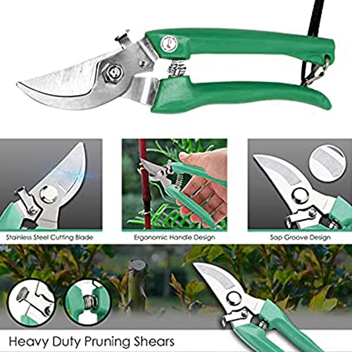 Kraft Seeds Assorted Hand Pruner Cutter - 1Pc (Steel Blades) | Heavy Duty Gardening Cutter Tool | Plant Cutter for Home Garden | Wood Branch Trimmer | Grass Cutting Accessories | Durable Stem Scissors