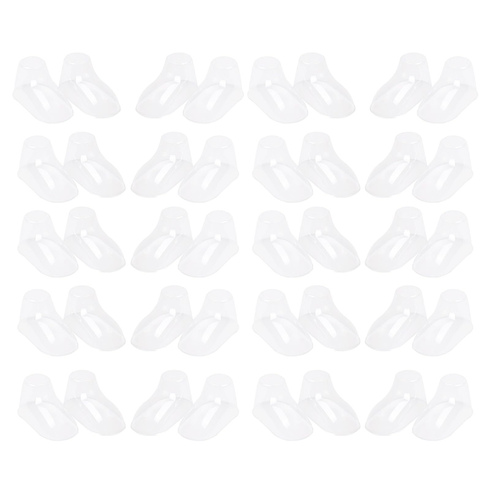 Artibetter 100 Moldes de Plástico Transparentes para Zapatos de Ñiño, Soporte Resistente para Exhibición y Prolongar Vida Útil de Calzado Infantil