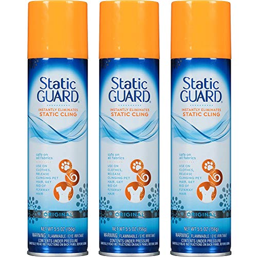 Static Guard Manuf. Spray-5.5 oz. 16 Ounce. Pack of three (3 Pack) Static Guard Manuf. Spray-5.5 oz. 16 Ounce. Pack of three (3 Pack)