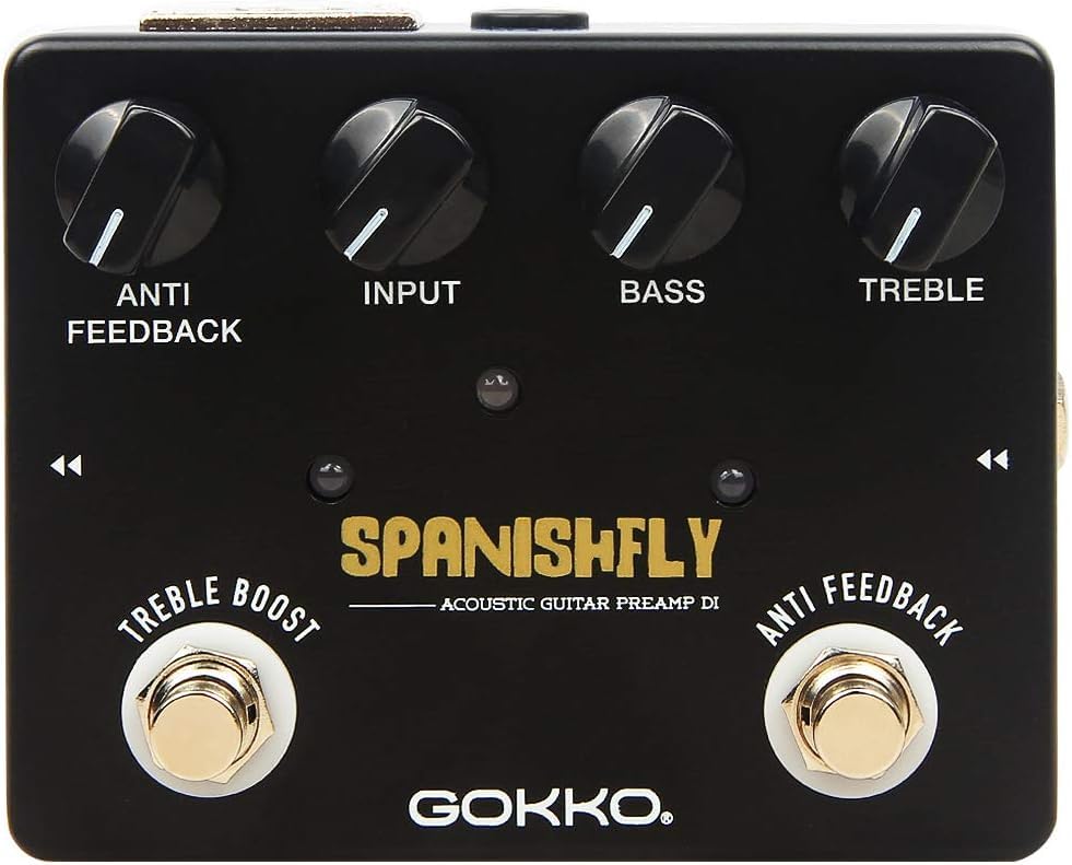 Amazon | GOKKO AUDIO アコースティック ギター プリアンプ D.I.