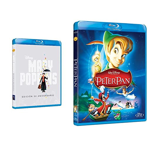 Mary Poppins   Edición 50º Aniversario [Blu ray] & Peter Pan   Edición Especial [Blu ray]