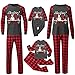 Familie Weihnachten Schlafanzug,Winter Lustig Weihnachtspyjama Set Frauen Männer Kinder Zweiteiliger Hausanzug Nachthemd Weihnachtspullover Weihnachtsoutfit Weihnachtskostüm Weihnachtsgeschenke