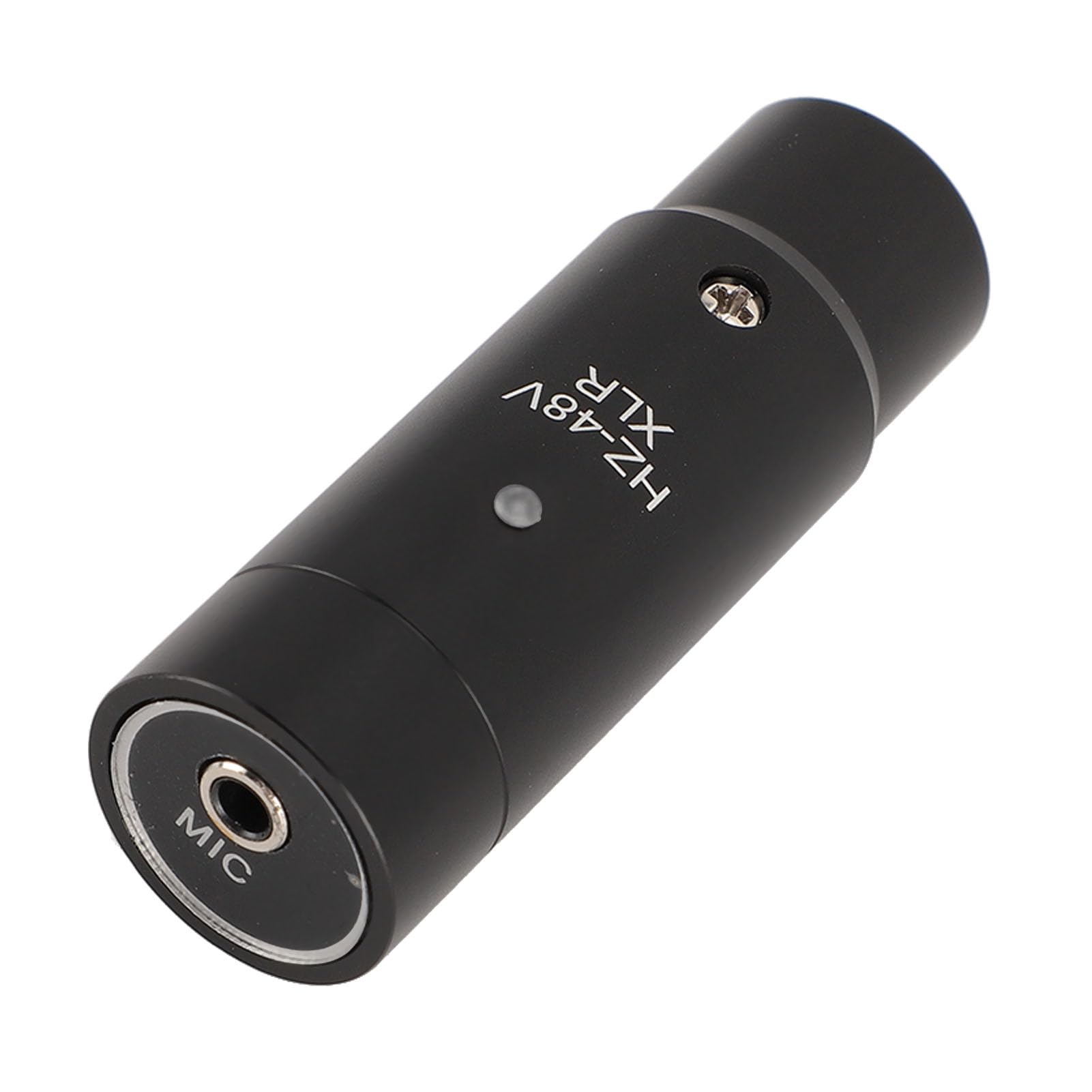 Symmetrischer Signalausgang 48 V Phantomspeisung, XLR-Stecker-Adapter für Kopfhörer, Lavalier-Mikrofone, Instrumenten-Kondensatormikrofone, Hergestellt aus Alu