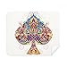 Spade Playing Cards Geometric Pattern Cleaning Cloth Screen Cleaner 2pcs Suede Fabric