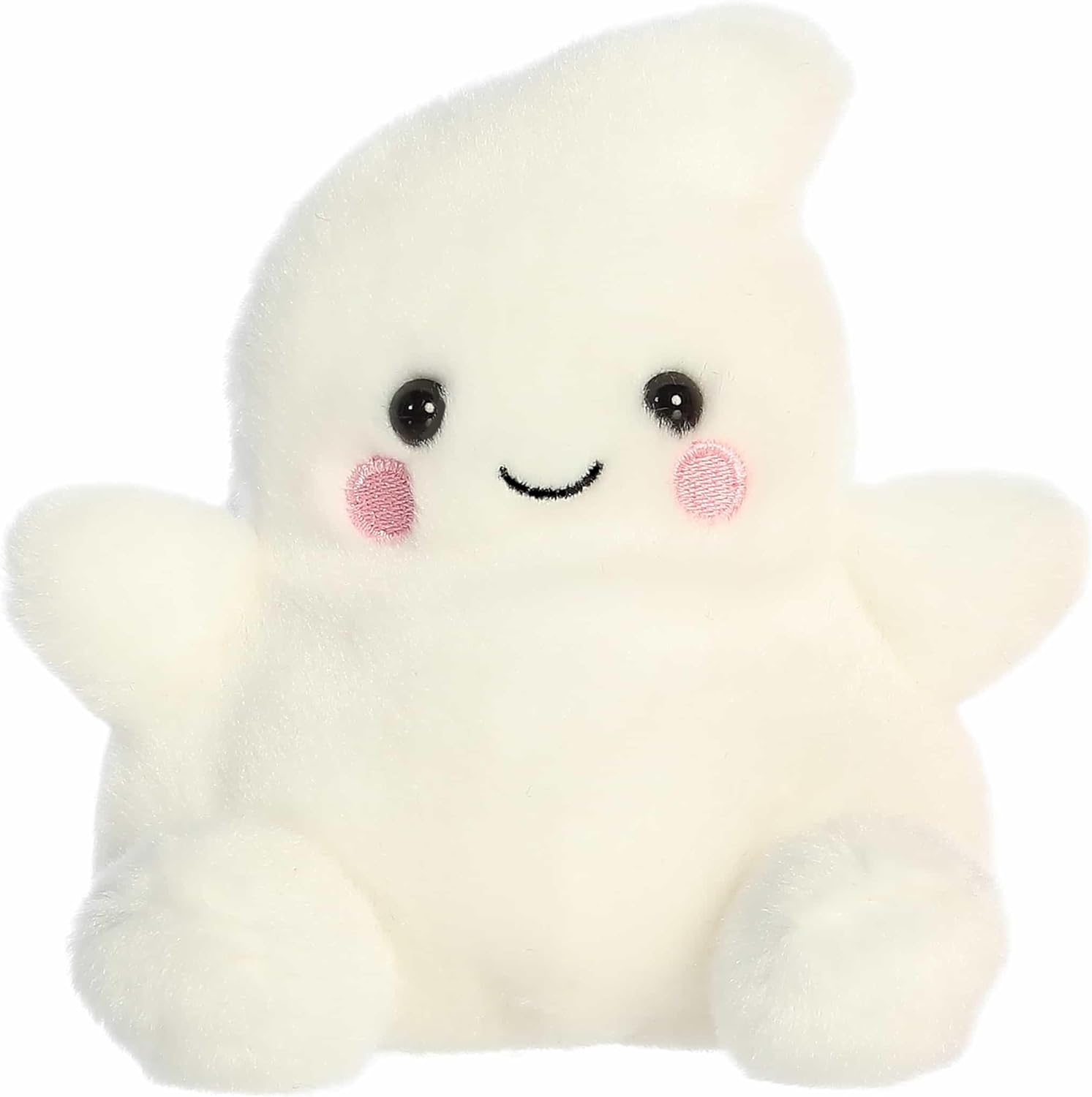 Aurora® Spooky Palm Pals™ Tricks Ghost™ Stuffed Animal - Fun Collectible Plush for Kids and Adult Collectors - Perfect for Halloween Decorations and Gifts - White 5 Inches