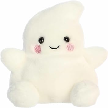 Aurora Spooky Palm PalsTM Tricks GhostTM Stuffed Animal - Fun Collectible Plush for Kids and Adult Collectors - Perfect for Halloween Decorations and Gifts - White 5 Inches