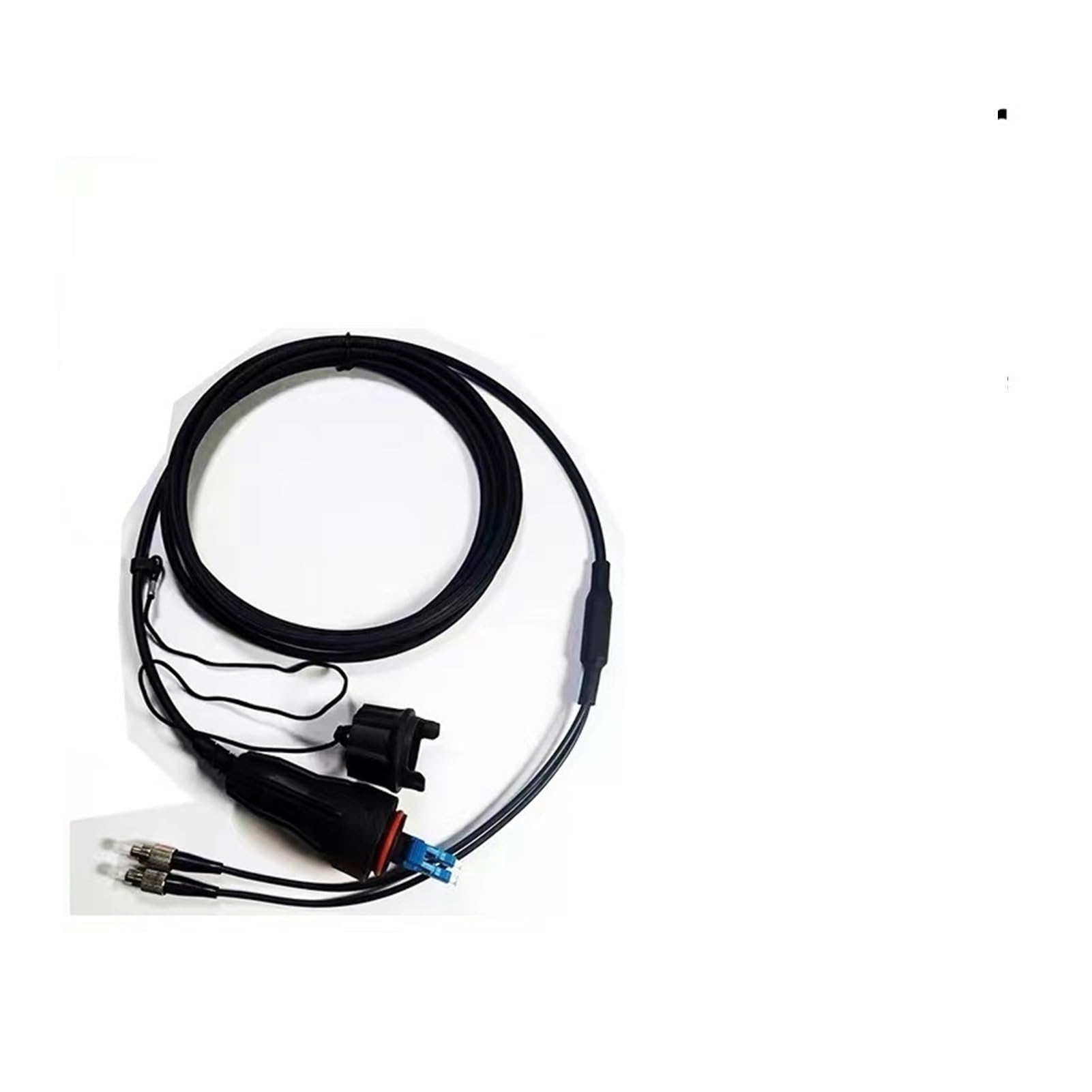 Cordon de raccordement 2C Fullax 3-100 m Connecteur étanche LC vers SC Monomode blindé 2 cœurs 5,0 mm Cavalier de Fibre Optique extérieur 80 m(LC-SC 80m)