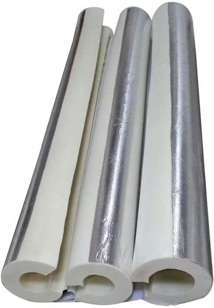 沸騰ブラドン 冬季冷熱水管用自己接着発泡管 防風雨管カバー エンボスアルミニウム箔防水耐熱断熱層 壁厚30 Mm 1 18 In Color L 1m Size Id mm Lcoo Edu In