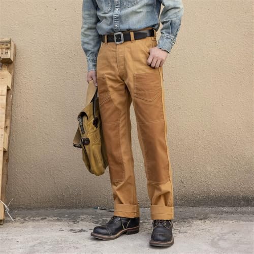 Red Tornado Two-Tone Derrickman 14oz Duck Canvas Overalls3