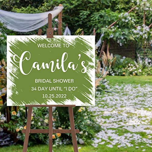 Panneau de calligraphie moderne avec inscription pour accueillir vos invités sans stress