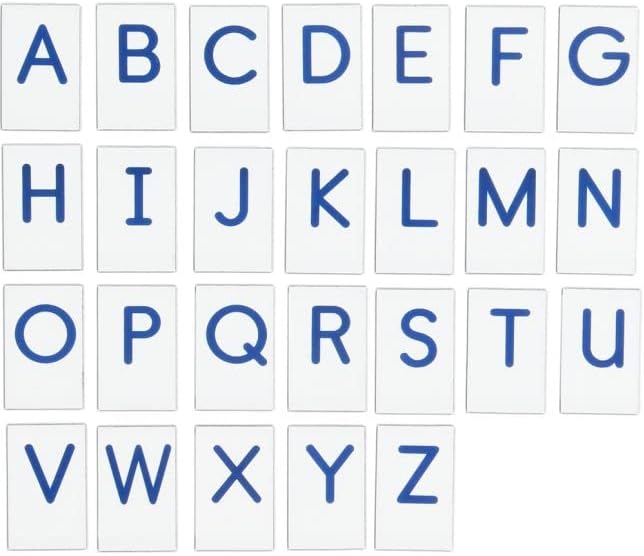 Miniatura 4 de Really Good Stuff Letras magnéticas de vinilo con estuche de almacenamiento del alfabeto, hacen que la ortografía, la fonía, el vocabulario sea