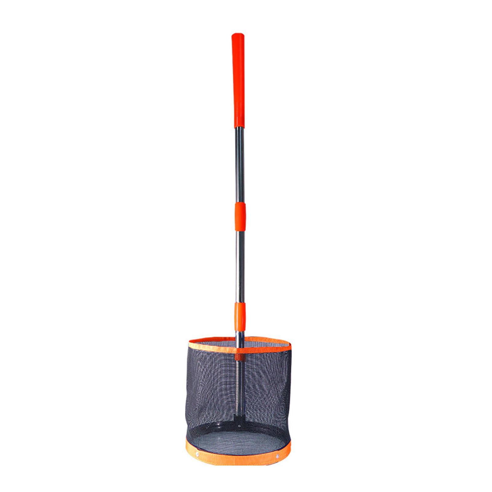 Seau de tennis de table portable réglable avec panier à balles de ping-pong pliable