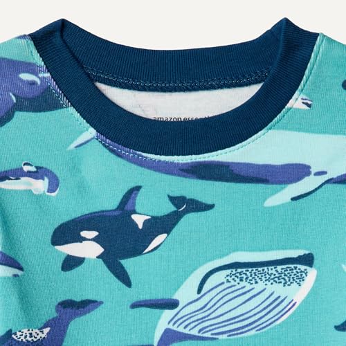Image of Amazon Essentials Babies, Toddlers and Boys' Snug-Fit Cotton Pajama Set, Multipacks