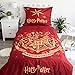 Jerry Fabrics F - Pościel - Harry Potter - 2 sztuki - Dziecięca - Poszewka na kołdrę - Dwustronna - 140 x 200 - Poszewka na poduszkę - 70 x 90 cm - 100% Poliester