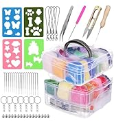 Amazon.co.jp: Lurrose 羊毛フェルト フェルトウールキット ニードル