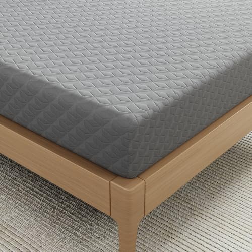 Novilla Full Size Mattress, 5 Inch Mattress Full Size Memory Foam with Gel-Infused & Airflow Wave-Cut Foam for Cool Touch & Pressure Relieving Mattresses in a Box CertiPUR-US Certified