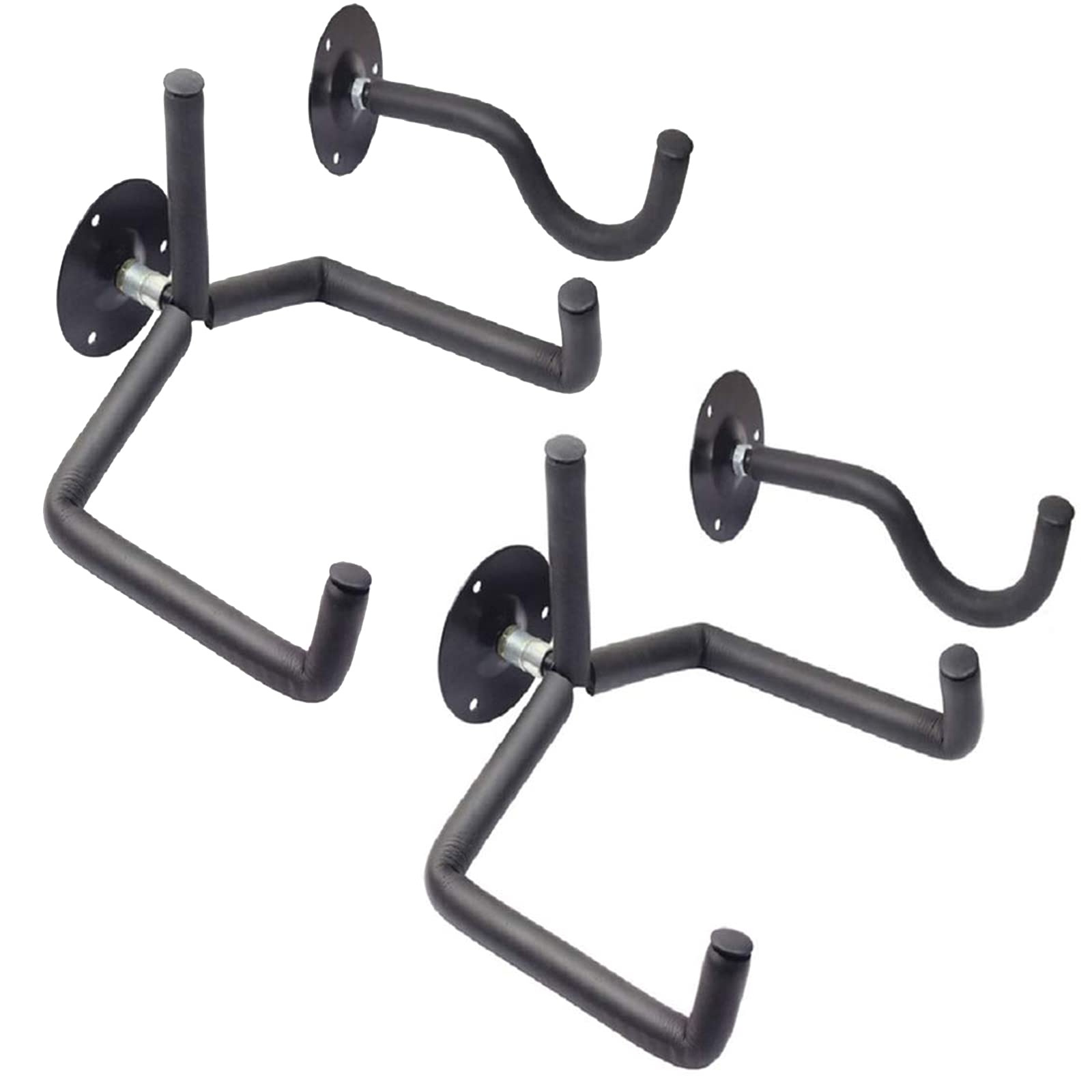 Orgrimmar Guitar Wall Mount Acoustic/Electric/Classical Guitar, Ukulele, Banjo and Mandolin Wall Hanger Slat Wall Horizontal Guitar Holder Bass Stand Rack Hook (Set of 2)