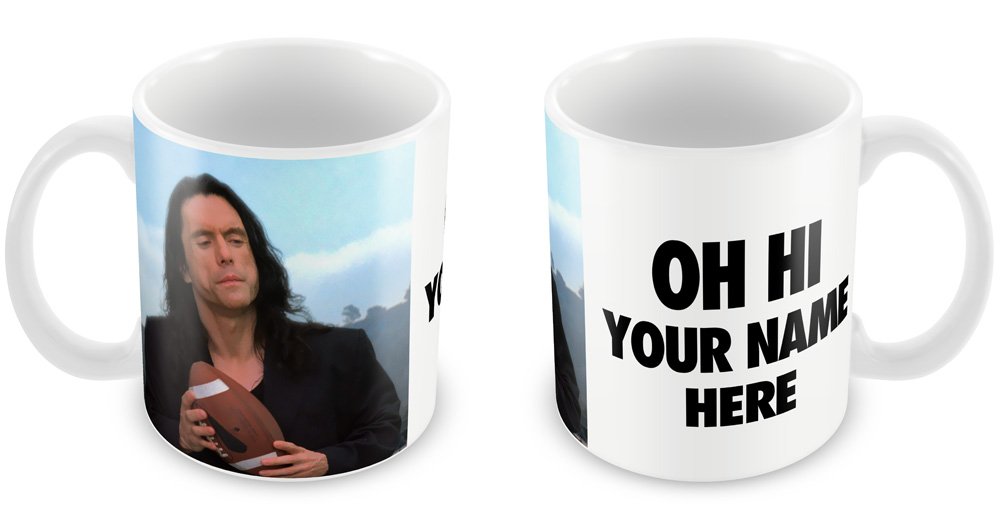 Personalised The Room Mug OH HI MARK Tommy Wiseau mark cult classic film gag tv movie meme
