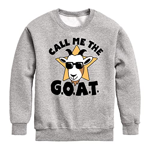 Instant Message - Call Me The Goat - Toddler And Youth Crewneck Fleece Sweatshirt
