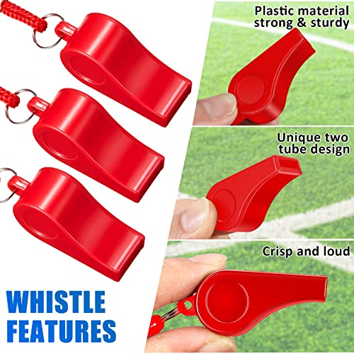 Flutesan 48 Pitos con Cordón en Paquete a Granel, Fuertes para Entrenadores y Árbitros miniatura 4