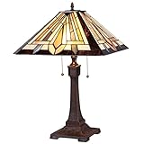 Chloe CH38880GM16-TL2 Denton Table Lamp, One Size, Multicolor