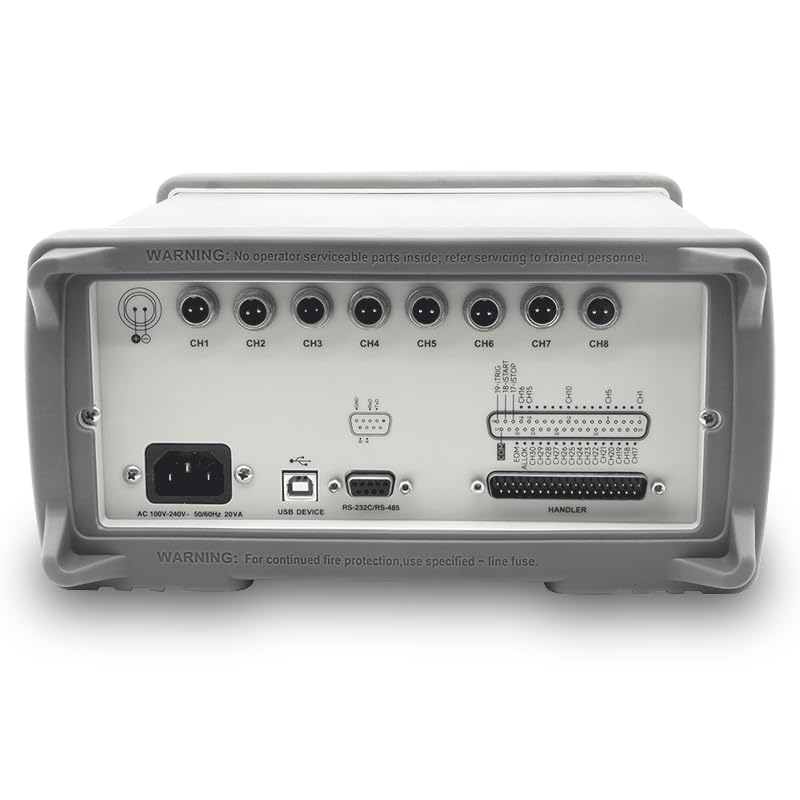 AT68208 Multi Channel Insulation Resistance Tester AT68216 AT68224 AT68232 0.000M ~ 19.99GΩ Voltage 10V～1000V DC Accuracy 2% with 5 inch LCD Display (AT68224(24 Channels))