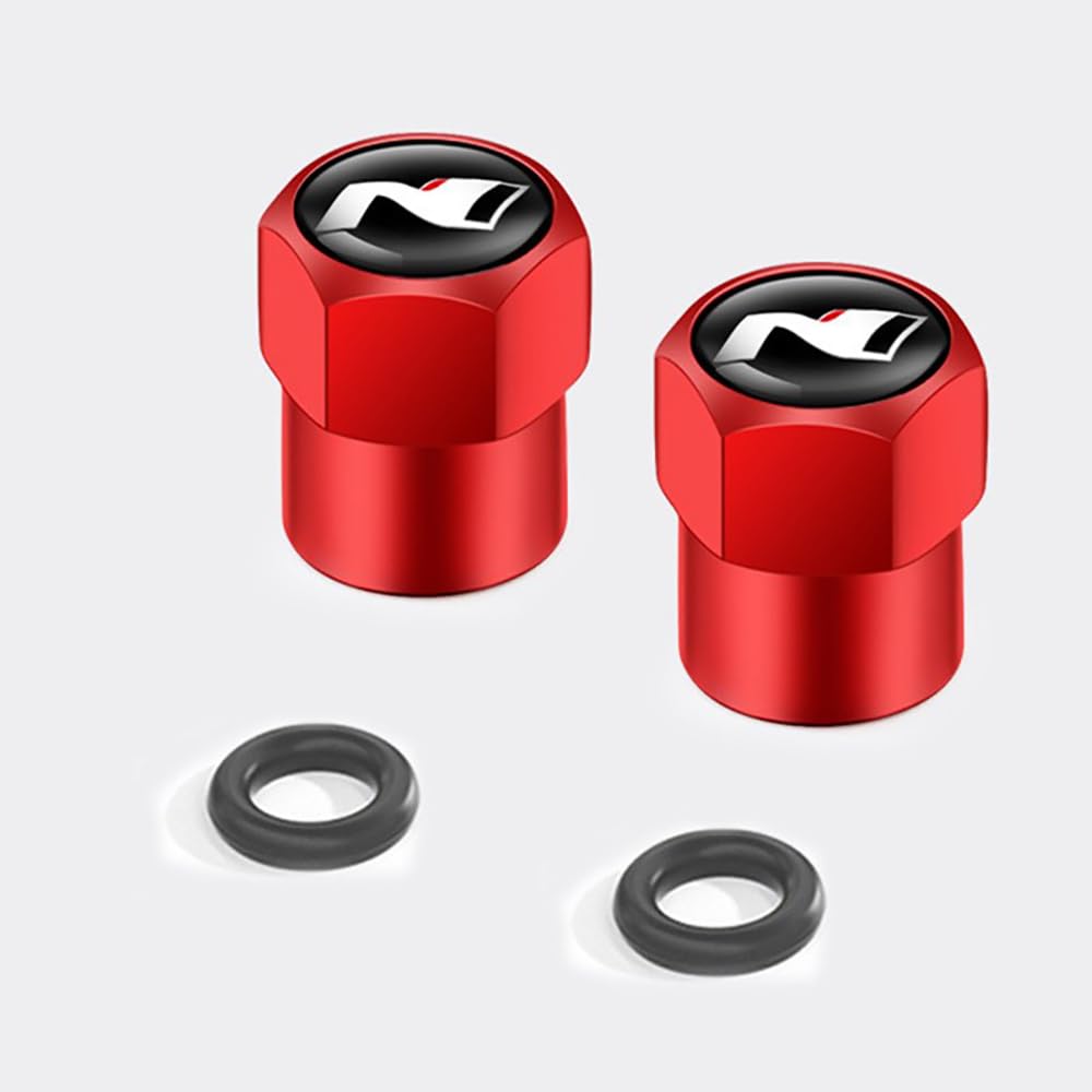 Tappi Valvole Auto Metallo SUDORF - Set 4 Pezzi Per Hyundai N Line, I20, I30, Tucson - Cappucci Decorativi Pneumatici - Foto 9