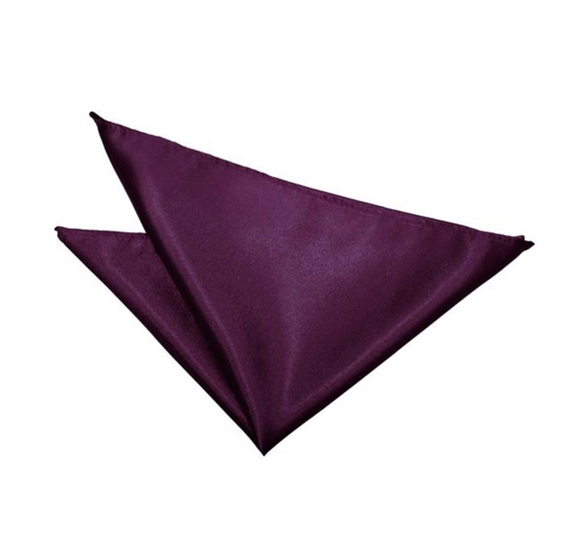 Michelaneglo Purple Satin Mens Pocket Square