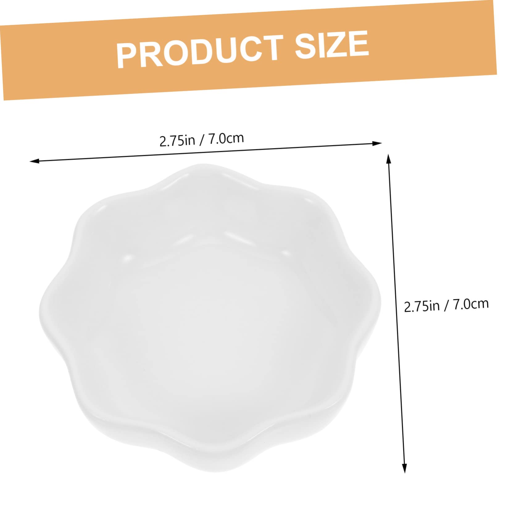 BESTonZON 2Pcs Washable Ceramic Hamster Bowls Chinchilla Feeding Dishes Compact for Household Use Easy to Food Bowls Design