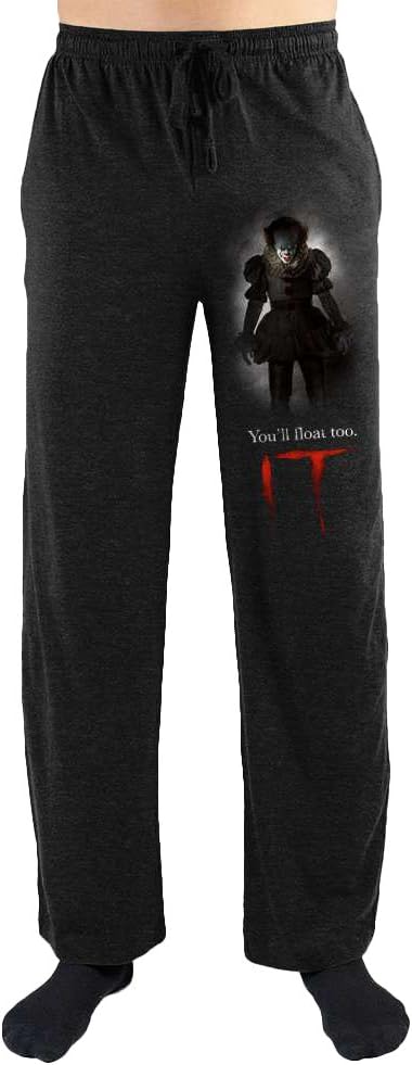 Bioworld IT You'll Float Too Print Men's Sleep Pajama Pants
