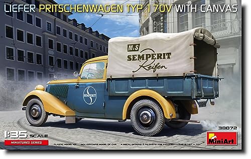 MiniArt 1:35 - Liefer Typ170V Pritschenwagen con lienzo