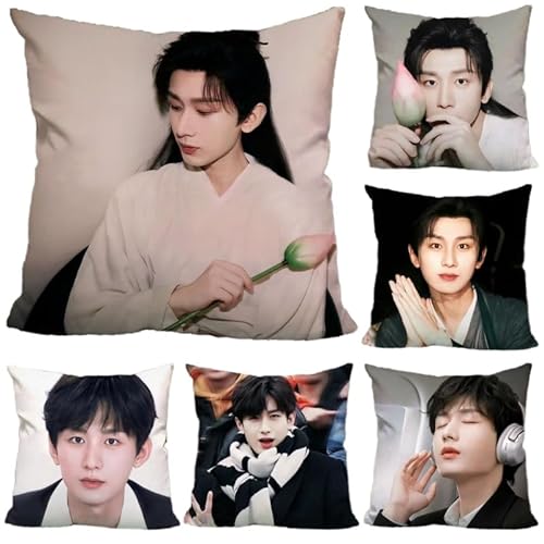 成毅 チョンイー 抱き枕 ぬいぐるみ クッション 抱きまくら 背当て アニメグッズ 柔らかい 高弾性 可愛い 快適 両面プリント コスプレ小物 萌えグッズ 携帯枕 座布団 お昼寝枕 家庭用 寝室用 誕生日 プレゼント 男女兼用 (3,40*40CM)のサムネイル