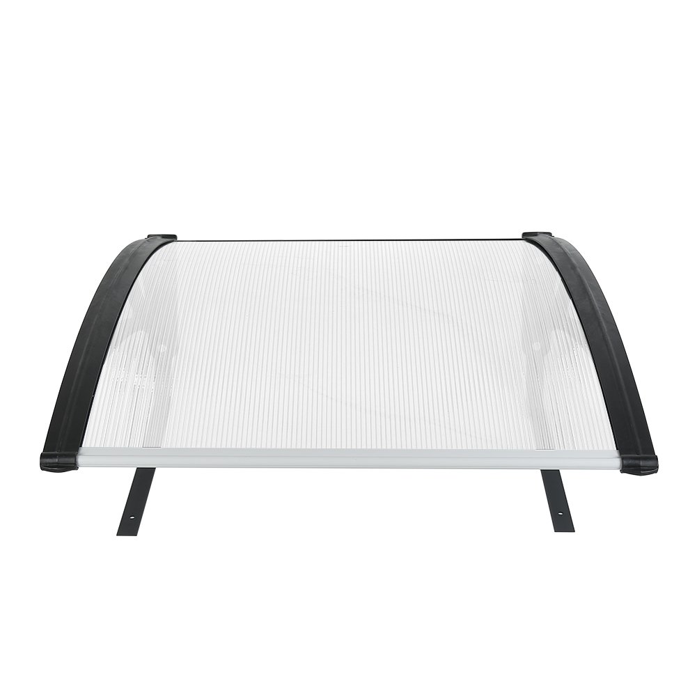 Garaje para robot cortacésped, de plástico polipropileno, refugio de lluvia protegido contra los rayos UV para robot cortacésped, protección contra la intemperie, 100 x 78 x 50 cm (transparente)