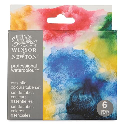 Winsor & Newton Professional Watercolor - Set of 6 Essential Set 5 ml Tubes