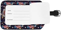 Vista 3 de Guitong Travel Luggage Baggage Tag Usa Statue Liberty Eagle Backpack Label Suitcase Travel Identifier Smart Leather Travel Business
