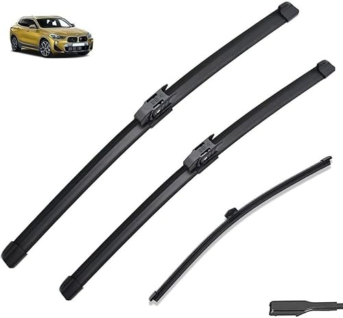MadongJ Windshield Windscreen Wiper Blades for, Replacement Blades All-Weather Performance Streak-Free Windshield Wipers