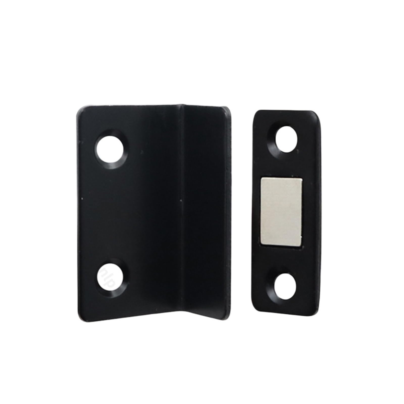 Ppqiru Black 10Pcs Strong Magnetic Cabinet Catches Door Stops Hidden For Cupboards