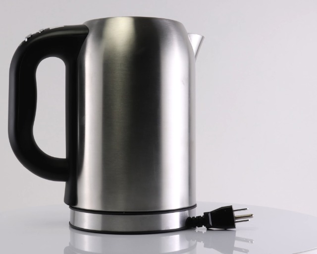 Tetera eléctrica digital inalámbrica 1.7L acero inoxidable miniatura 4