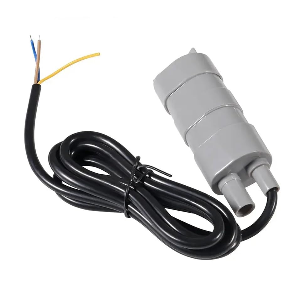 DUTTY Bomba sumergible de agua de 12 V CC, 5 m, 14 l/m, equipo de microbomba de elevación alta, bomba recta