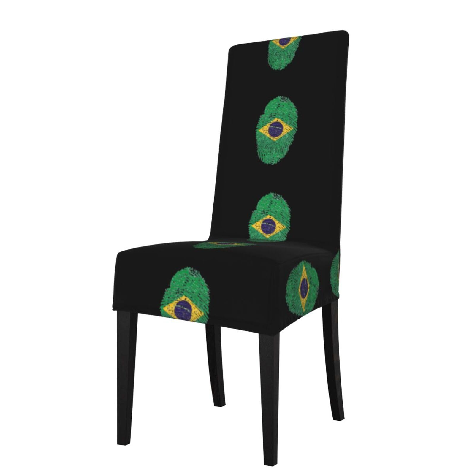 YYHWHJDE brazil Prints Protection Cover for Dining Chair – Stretchable Slipcovers for a Refreshing Dining Room Makeover