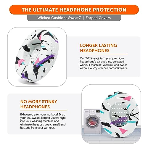 WC SweatZ Studio - Patented Earpad Covers for Beats Studio 3 (A1914) & Beats Studio 2 (B0500 /B0501), Made by Wicked Cushions - Image 4