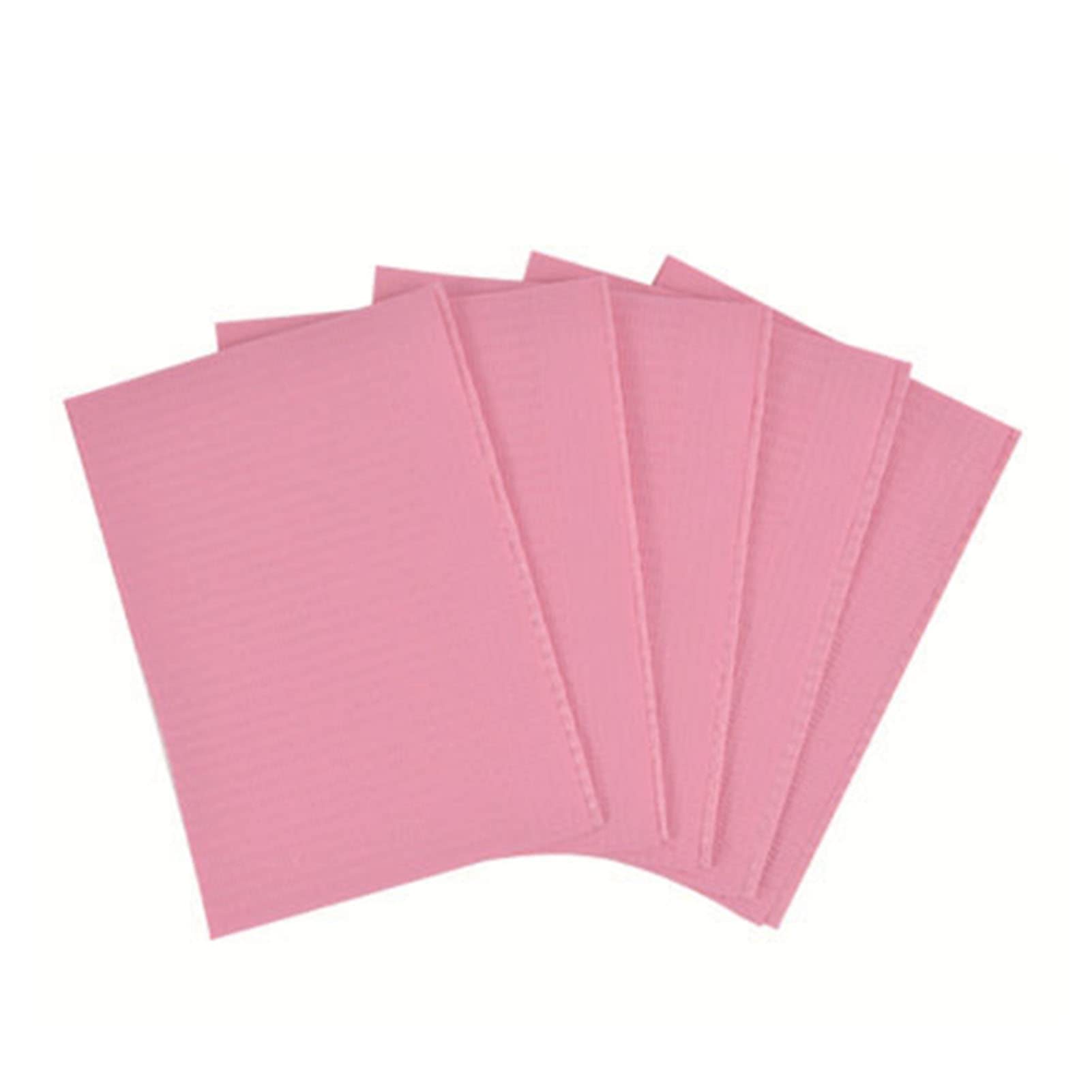Cocoarm Tovaglia Usa e Getta in Tessuto per Tatuaggi, 125 Pezzi, 17,1 X 12,8 Pollici, con Struttura Spessa e Buon Assorbimento, per Tatuatori e Appassionati (PINK)