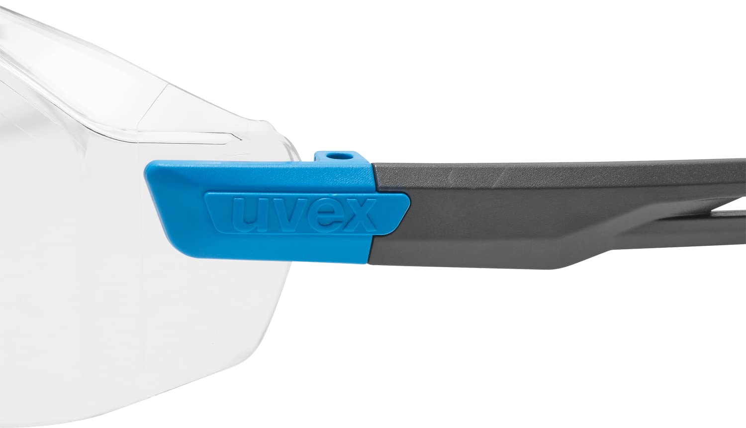 Uvex Gafas protectoras i-lite para trabajo y laboratorio, gafas de patillas ajustables