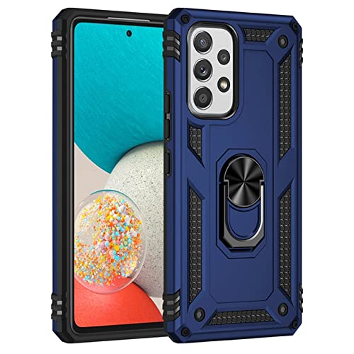 Coque Samsung Note 10 Lite antichoc bleue avec anneau - Protection rigide