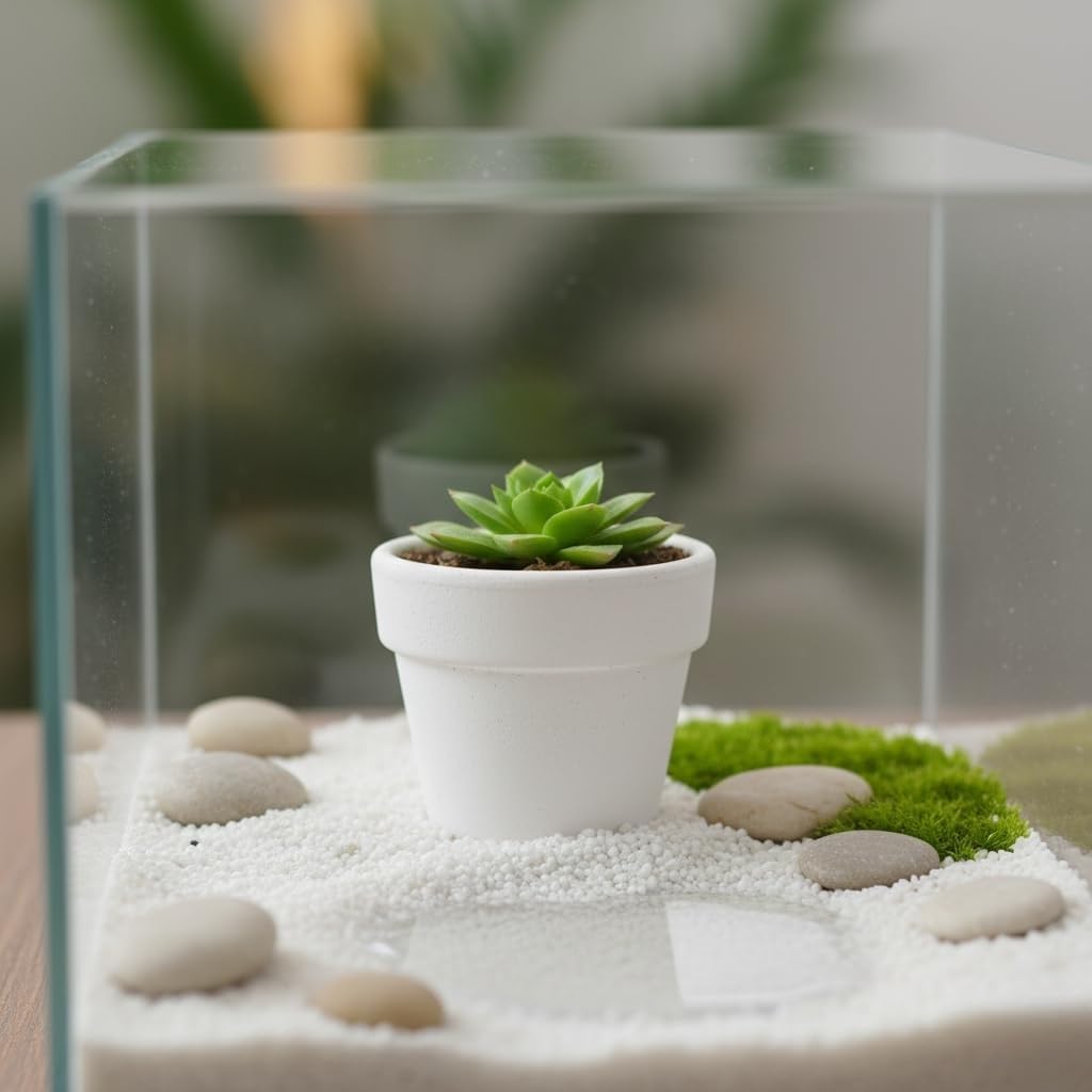 30-Pack Mini White Clay Pots – Small Ceramic Flower Pots for Succulents, Cactus, DIY Crafts, Fairy Garden, School Projects, Mini Planters, Set of 30 (White Clay, 1.2 Inch)