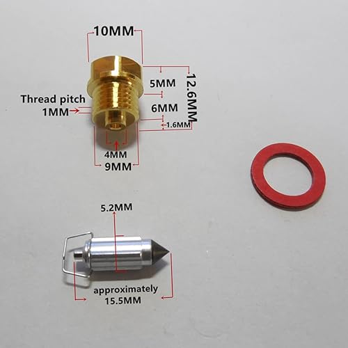 Miniatura 2 de (2 juegos) para kit de reparación de carburador de motocicleta Honda Shadow VT1100 [SHU.M-T]