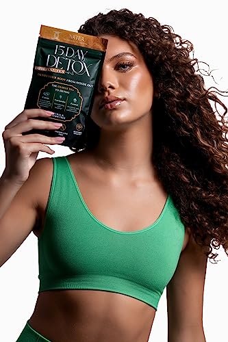 Detox Tea 15 Day Natural Cleanse - Organic, Flat Tummy Tea, Ccf Tea, Supports Metabolism, Helps Bloating, Improves Skin & Hair, Decaf Tea, Natural Herbs, All Natural #TOP5