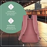 Travelite Handgepäck Rucksack mit gepoltertem Laptopfach, Laptop Rucksack 13 Zoll, KICK OFF, Tagesrucksack für Urlaub und Sport, 40 cm, 17 Liter