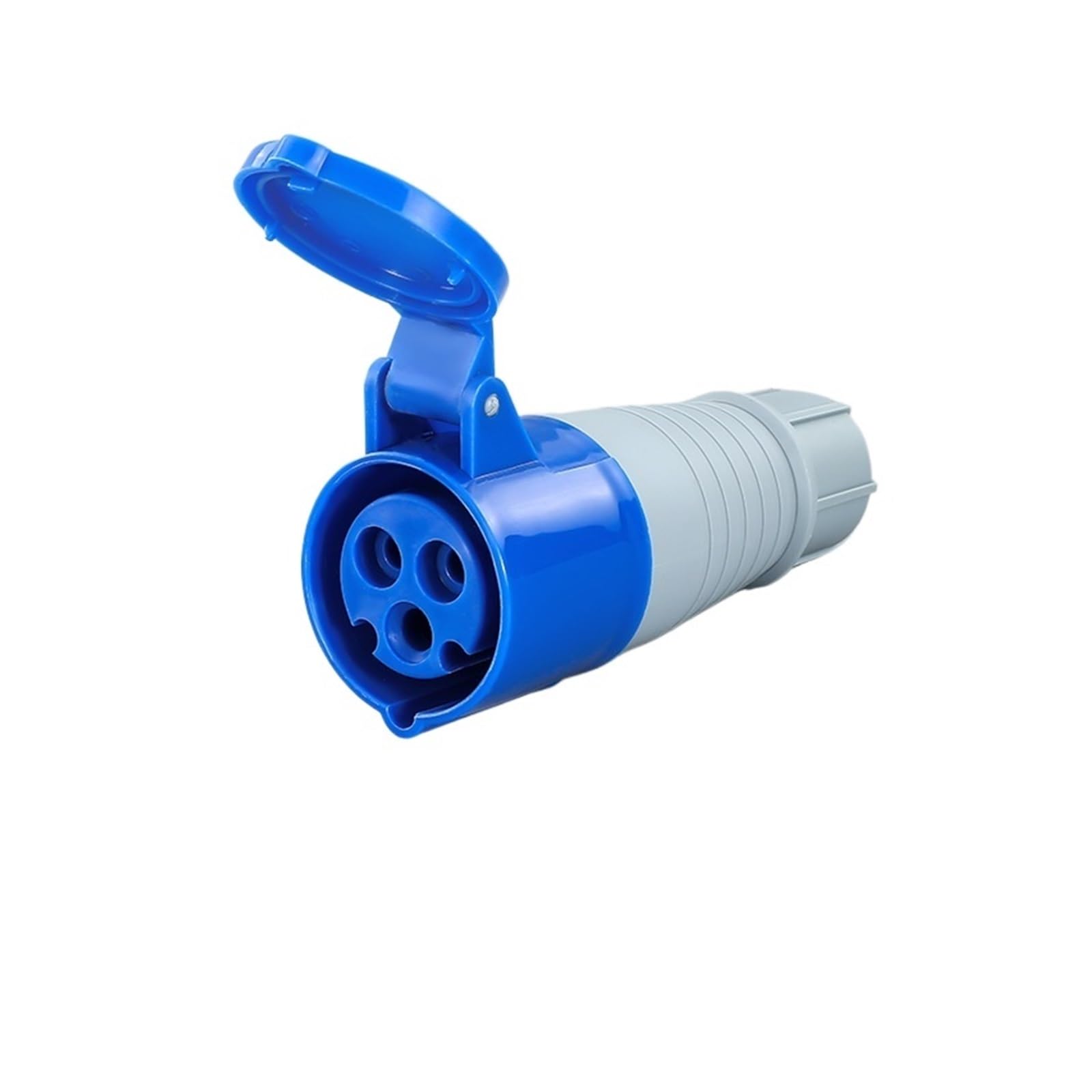 Conector industrial macho trifásico de 3 pines y 32A impermeable para aviación modelo 223 1